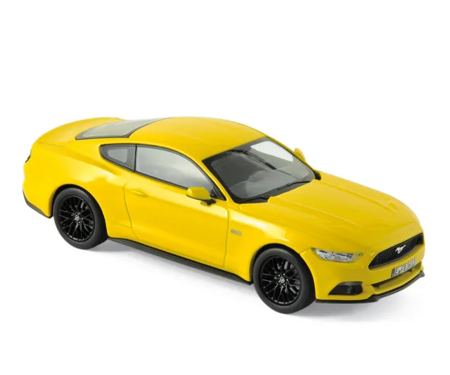 norev-ford-mustang-fastback-2015-modellino-auto-1-43-giallo image 1