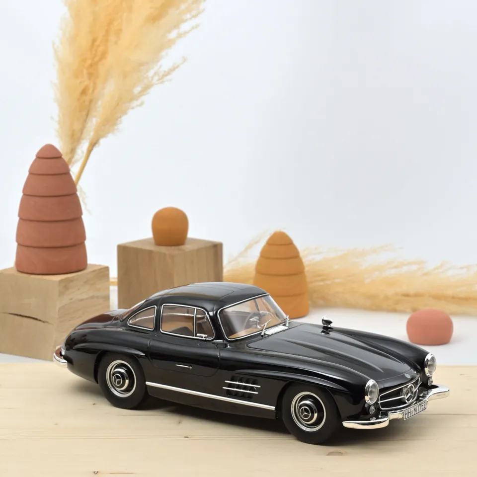 norev-mercedes-benz-300-sl-1954-1-12-modellino-die-cast-nero-edizione-limitata-3 image 1