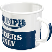 nostalgic-art-triumph-riders-only-tazza-smaltata-360-ml-2 image 4