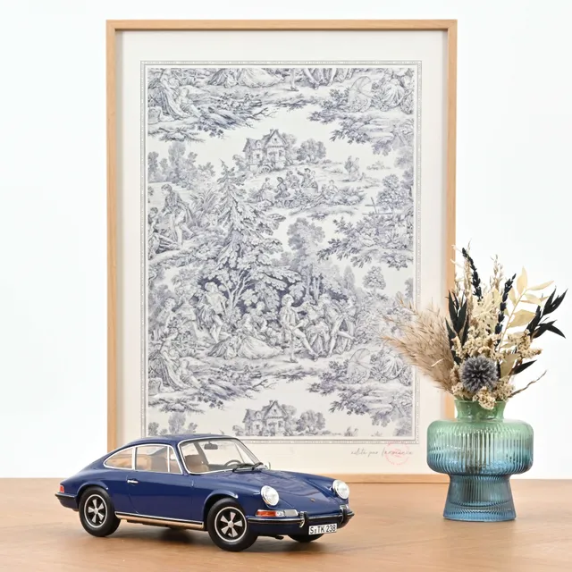 norev-porsche-911-s-1969-blu-ossi-1-18-modellino-die-cast-sportiva-d-epoca image 1
