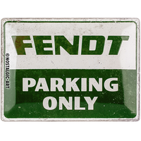 nostalgic-art-fendt-parking-only-targa-in-metallo-30x40-cm image 2