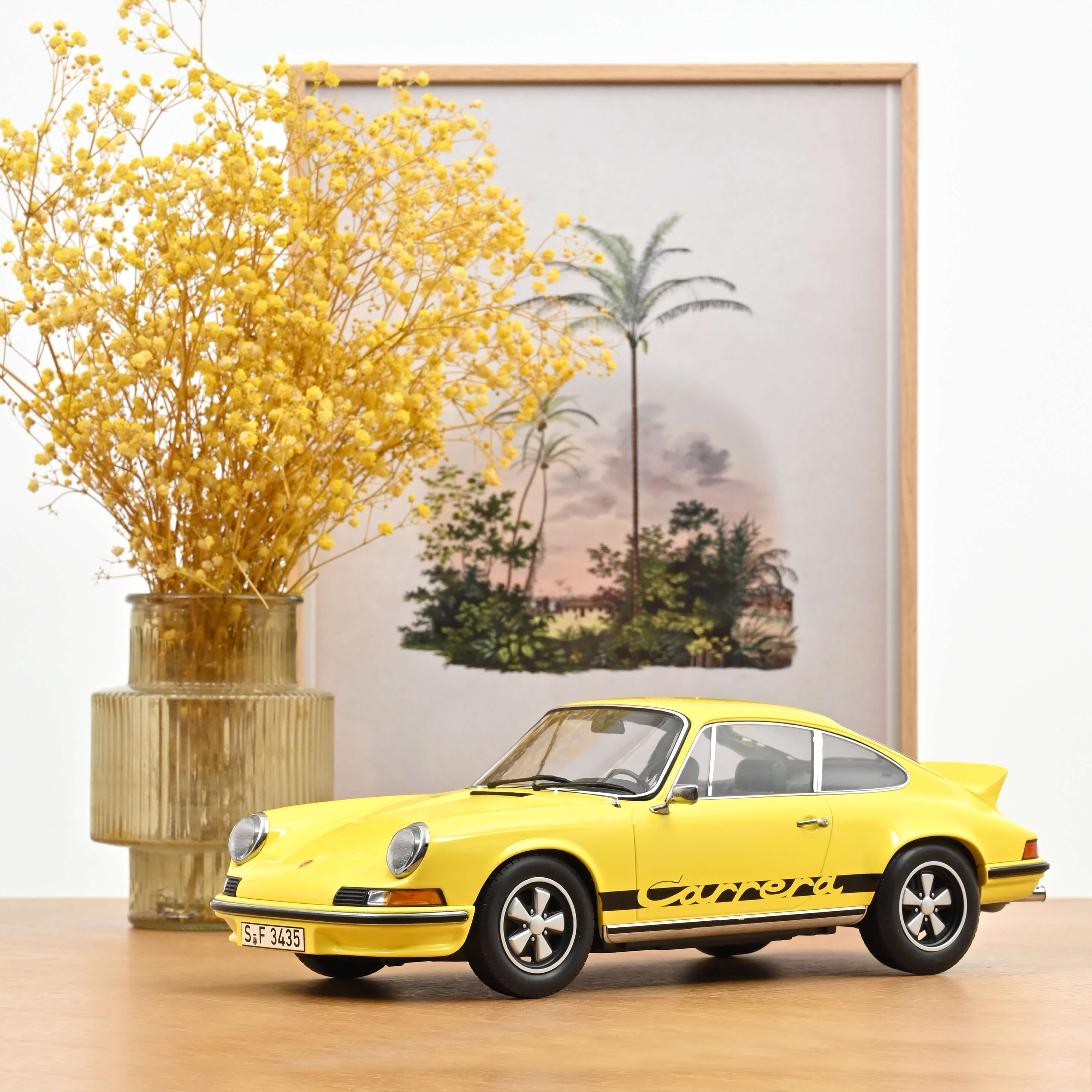norev-porsche-911-carrera-rs-2-7-1973-giallo-chiaro-1-12-200-pz image 1