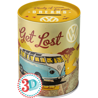 nostalgic-art-vw-bulli-let-s-get-lost-salvadanaio-in-metallo-1-litro image 3