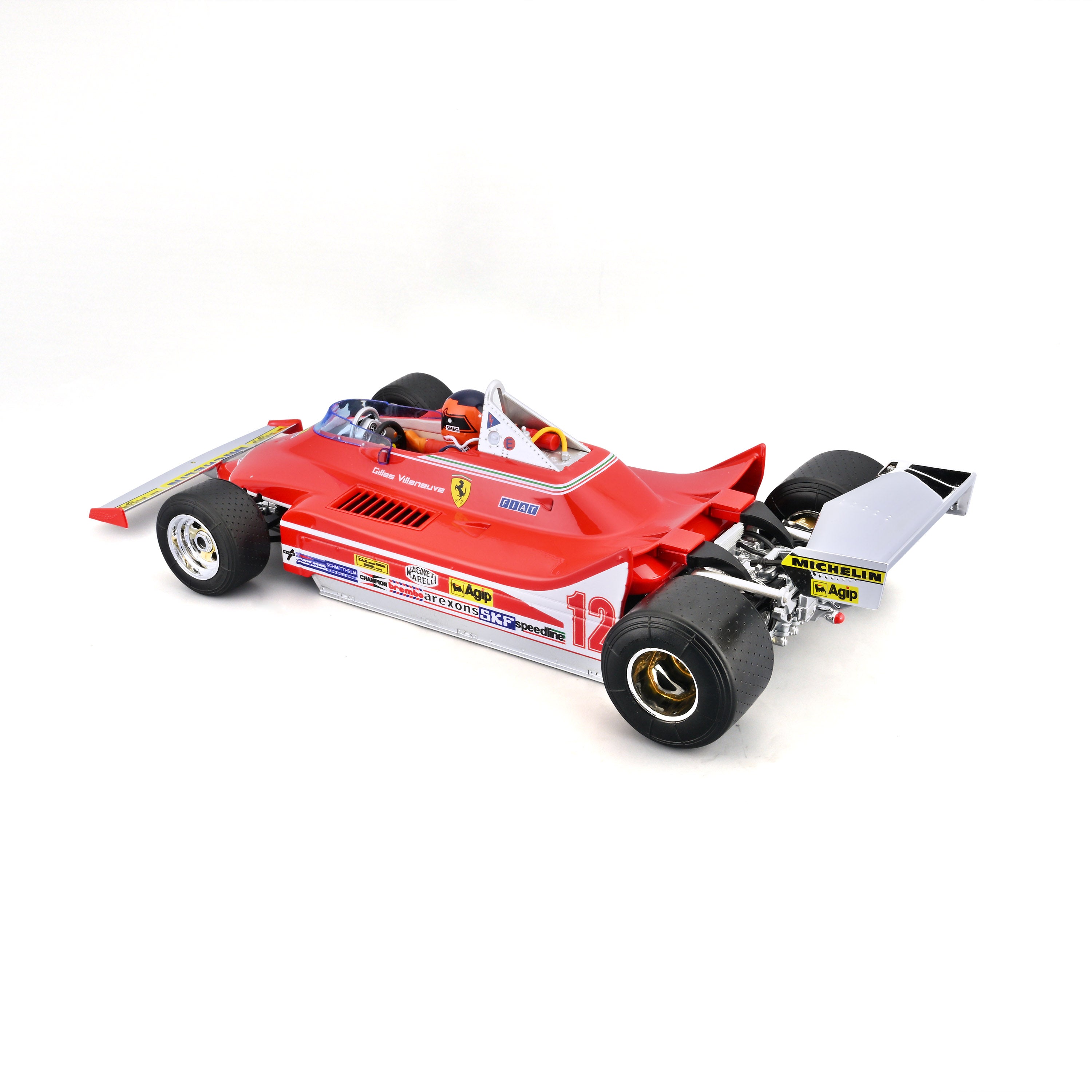 bburago-ferrari-312-t4-12-villeneuve-winner-sudafrica-1979-1-18-con-pilota image 5