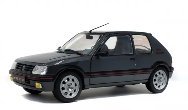 solido-peugeot-205-gti-1-9l-mk2-gris-magnum-1990-modellino-1-18 image 1