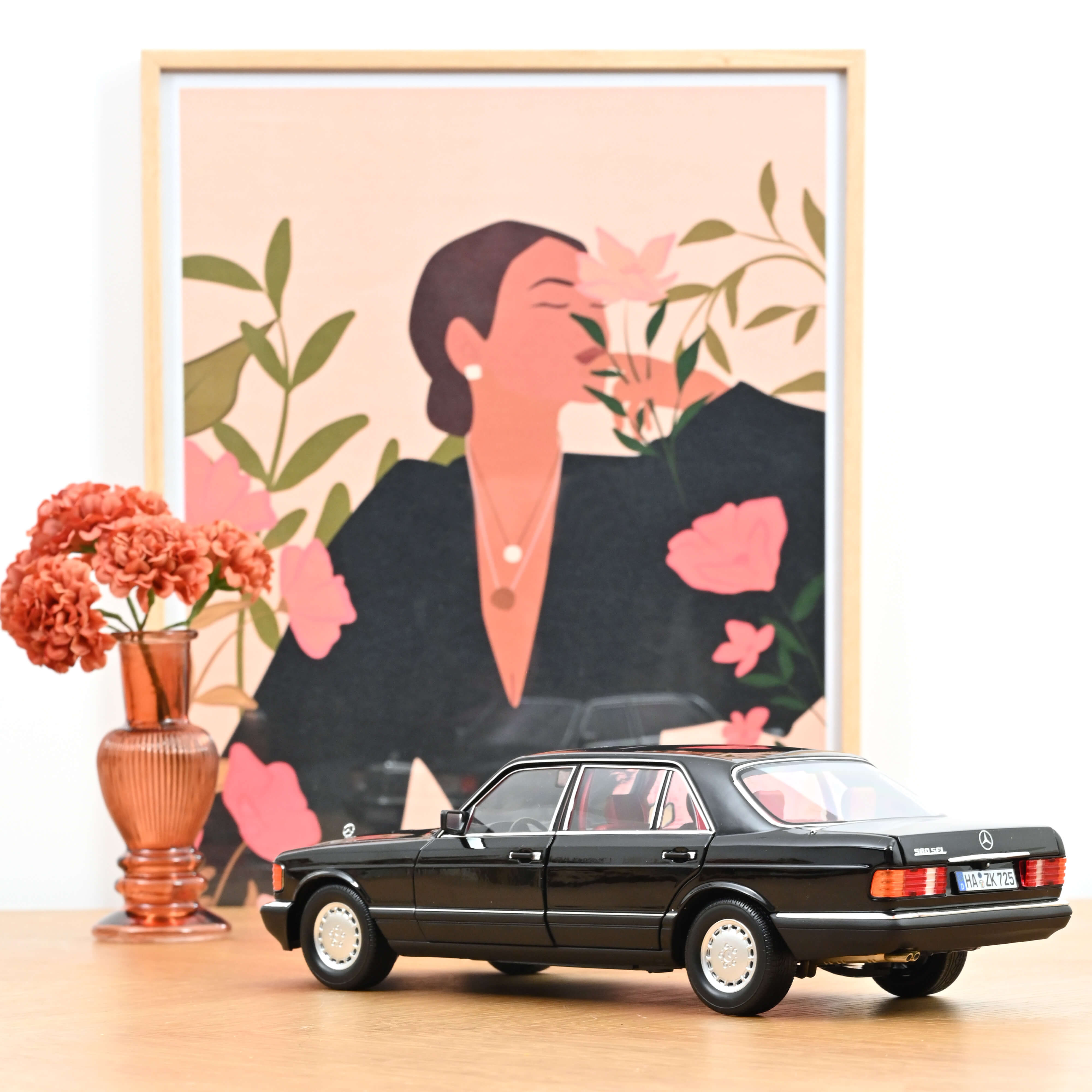 norev-mercedes-benz-560-sel-1991-nero-1-18-modellino-classe-s-w126 image 3