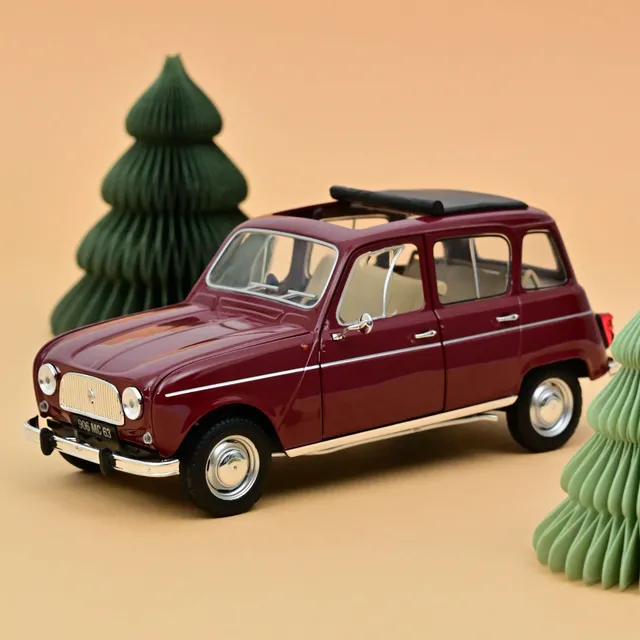 norev-renault-4l-1966-rouge-fonc-1-18-modellino-auto-die-cast image 1