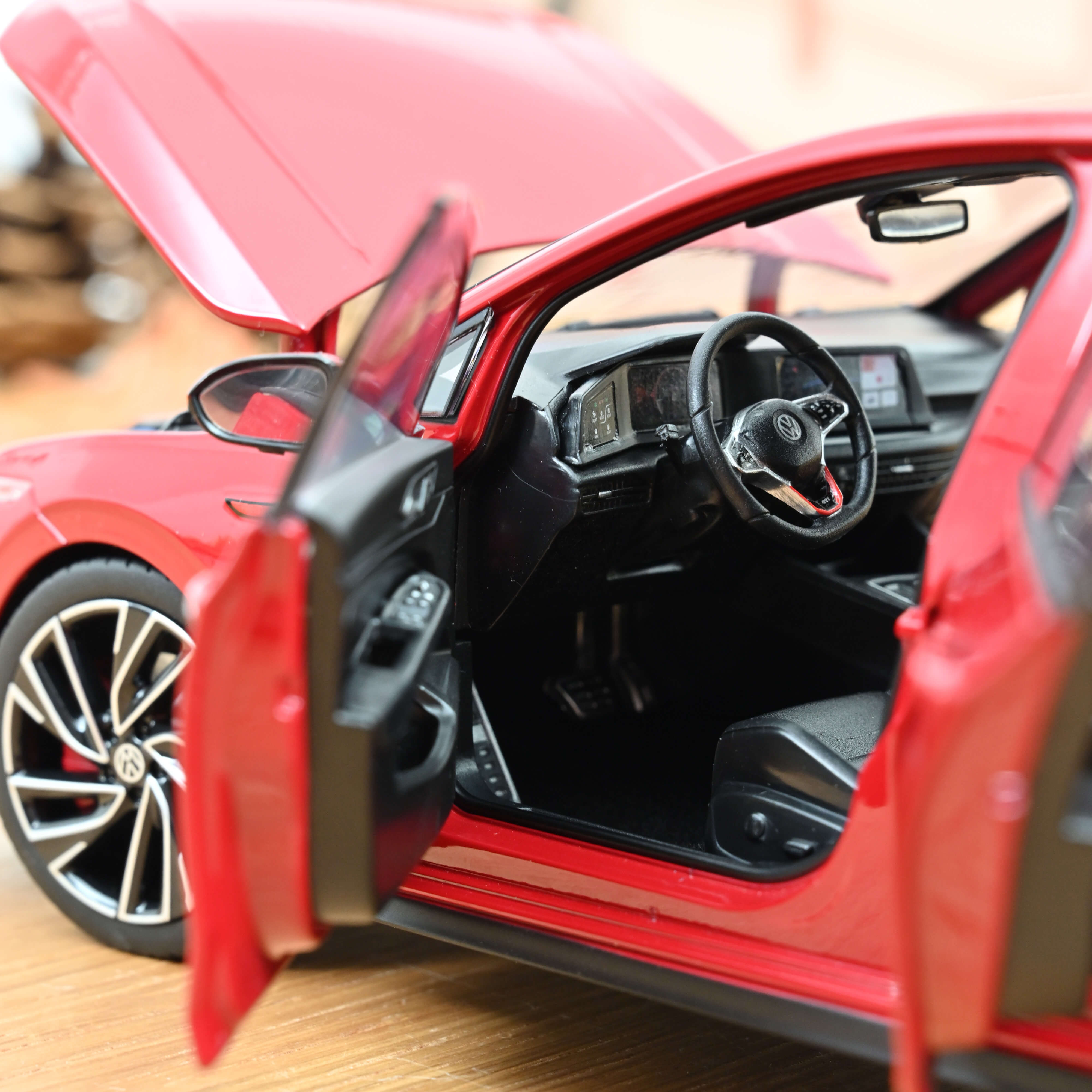 norev-vw-golf-gti-2020-modellino-auto-1-18-rosso-tornado image 4