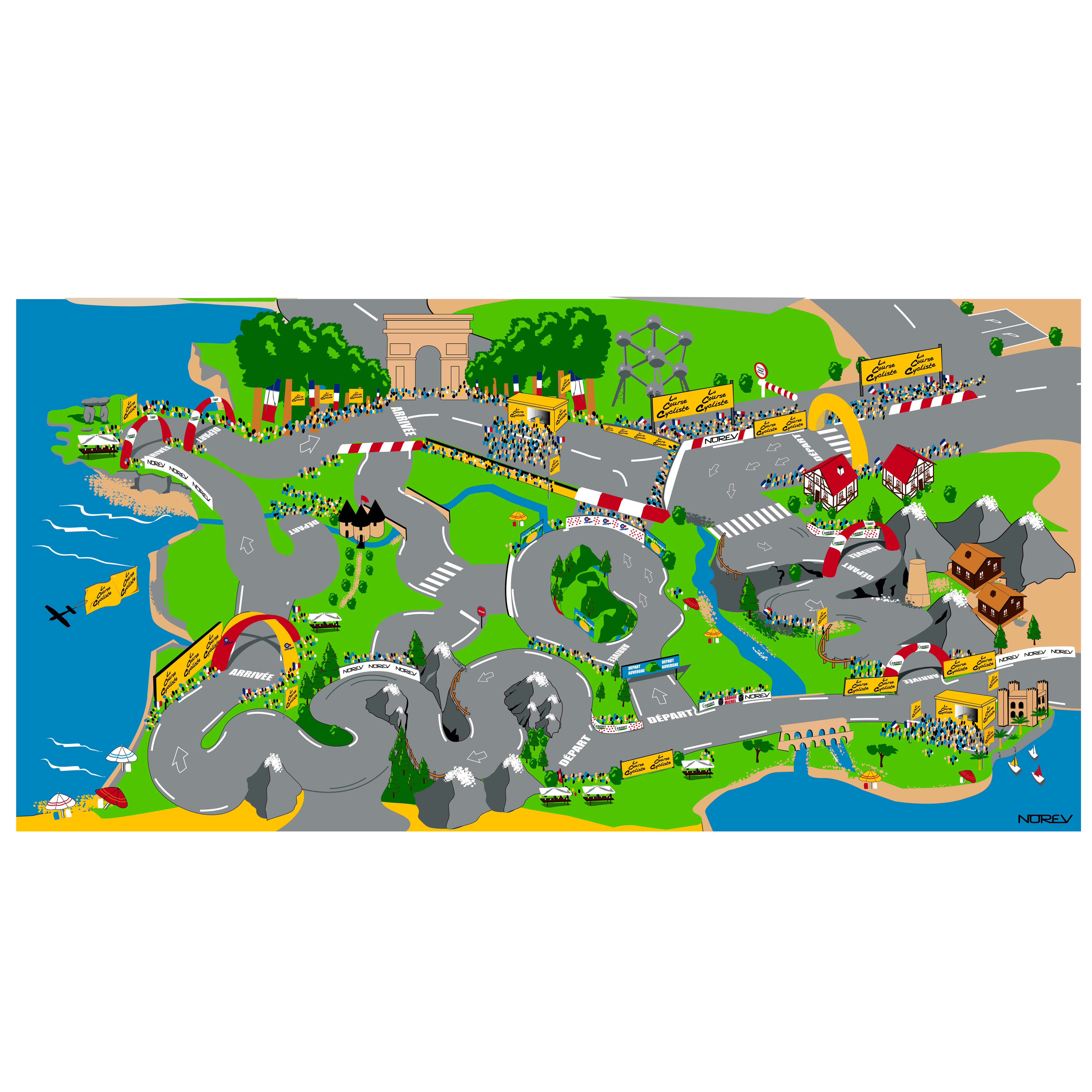 norev-tapis-de-jeu-course-de-v-los-110x55-cm-3-v-los image 4