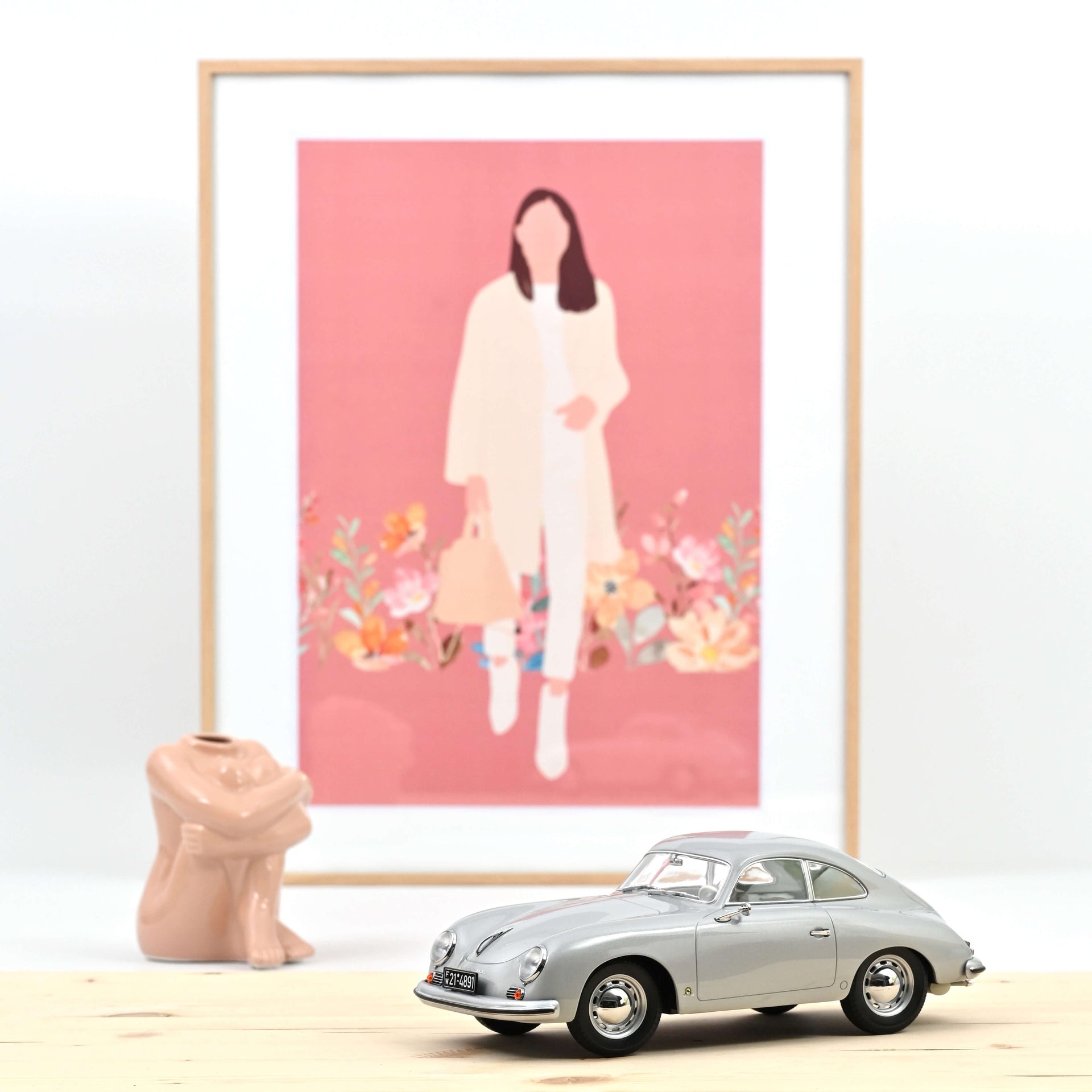 norev-porsche-356-coup-1952-modellino-auto-1-18-argento-400-pezzi image 1