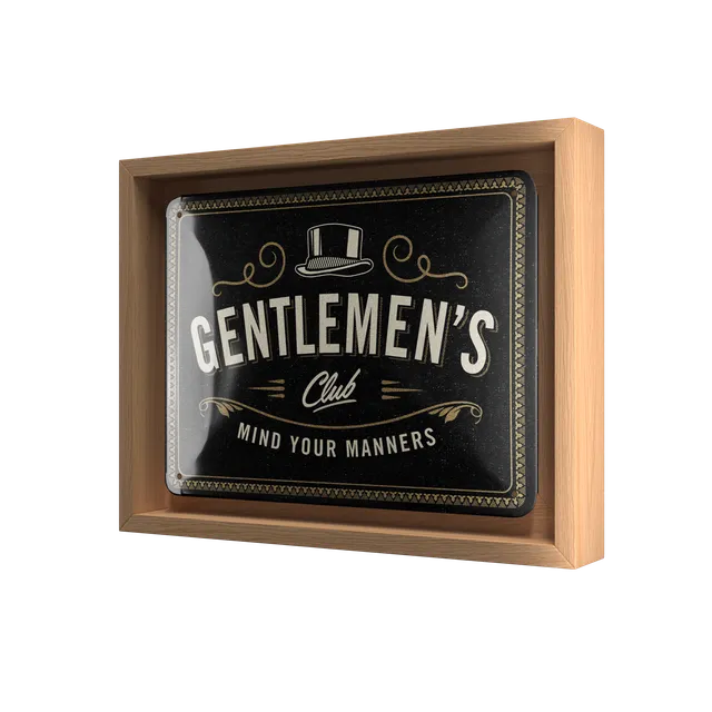 nostalgic-art-gentlemen-s-club-n-frame-s-edition-cornice-18-5x24-cm image 1