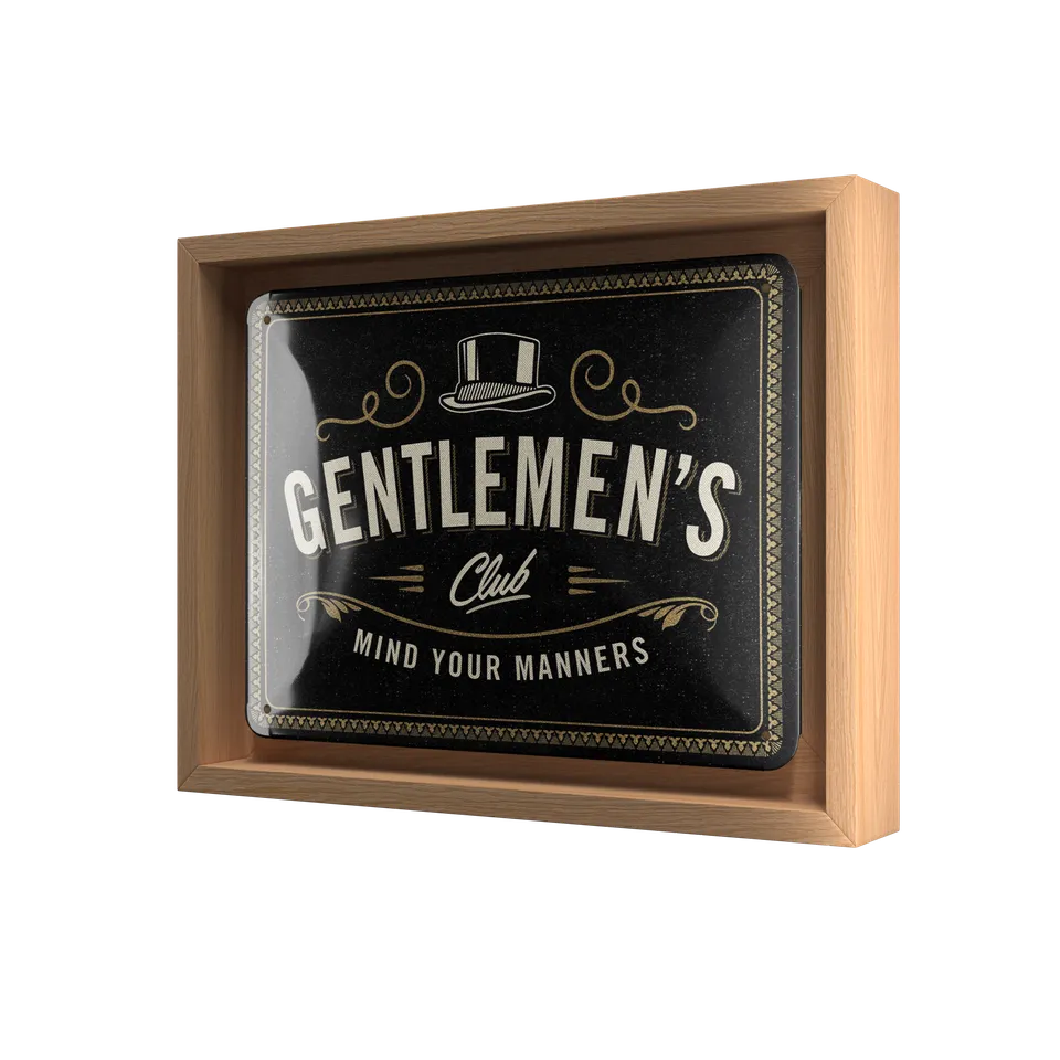nostalgic-art-gentlemen-s-club-n-frame-s-edition-cornice-18-5x24-cm image 1