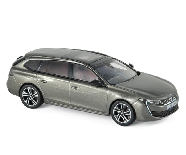 norev-peugeot-508-sw-gt-2018-modellino-auto-1-43-grigio-amazonite image 1