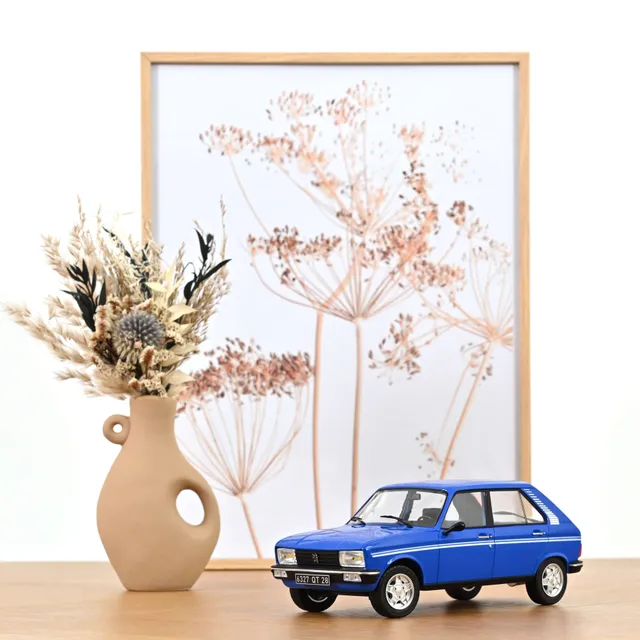 norev-peugeot-104-s-1981-modellino-auto-1-18-blu-ibis image 1