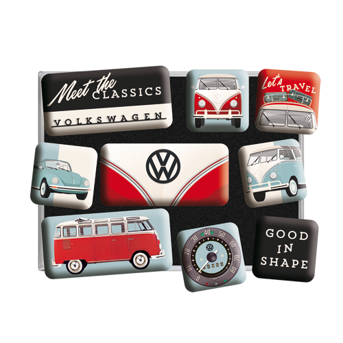 nostalgic-art-vw-meet-the-classics-set-magneti image 2