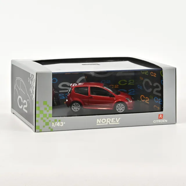 norev-citro-n-c2-2003-lucifer-red-modellino-auto-utilitaria-1-43 image 1