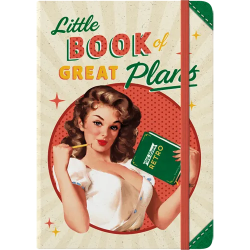 nostalgic-art-little-book-of-great-plans-quaderno-a5-128-pagine-15x20-cm image 1