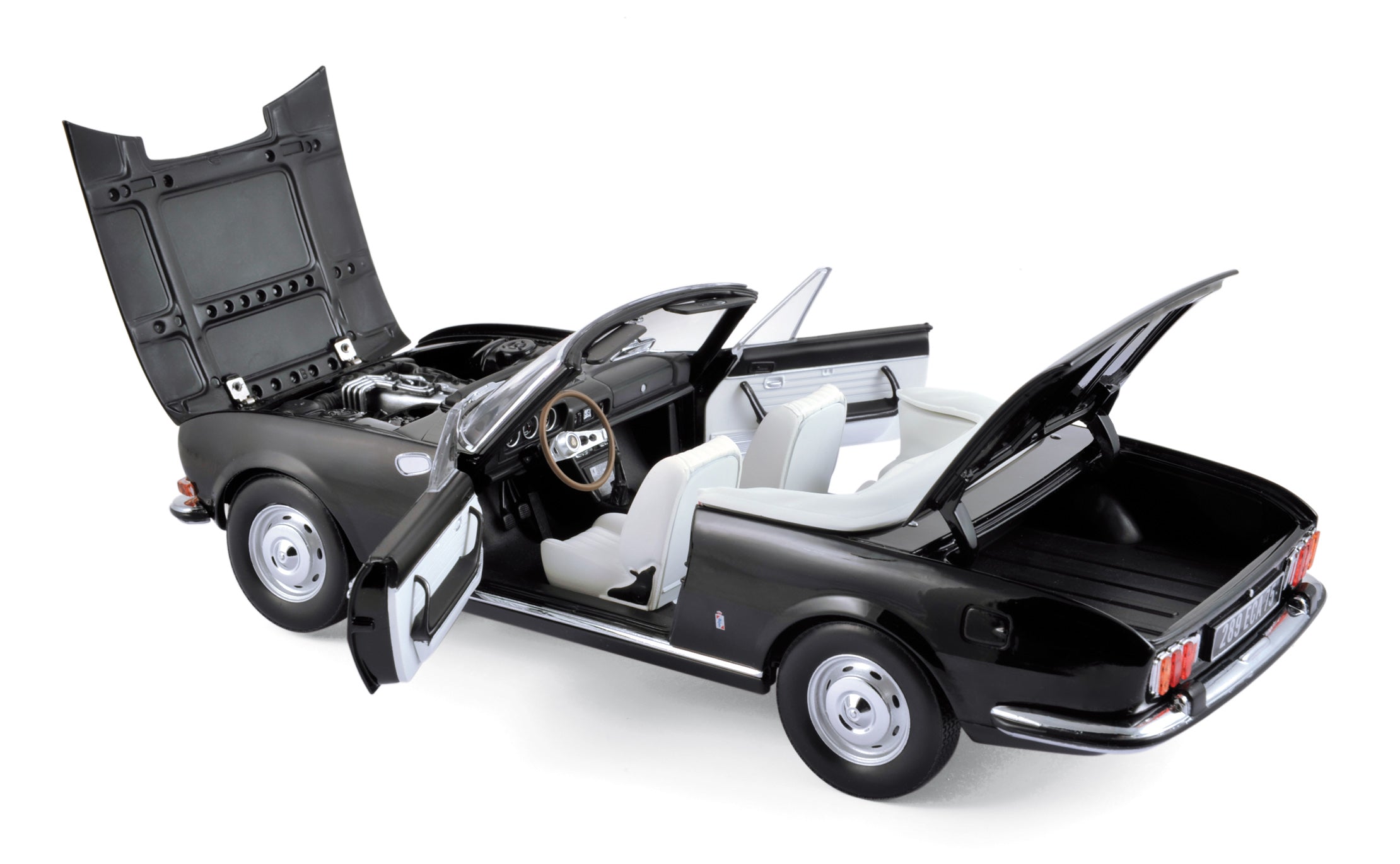 norev-peugeot-504-cabriolet-1971-nero-modellino-1-18 image 2