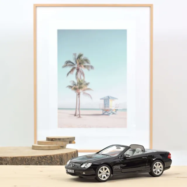 norev-mercedes-benz-sl-500-2003-nero-1-18-modellino-auto-die-cast image 1