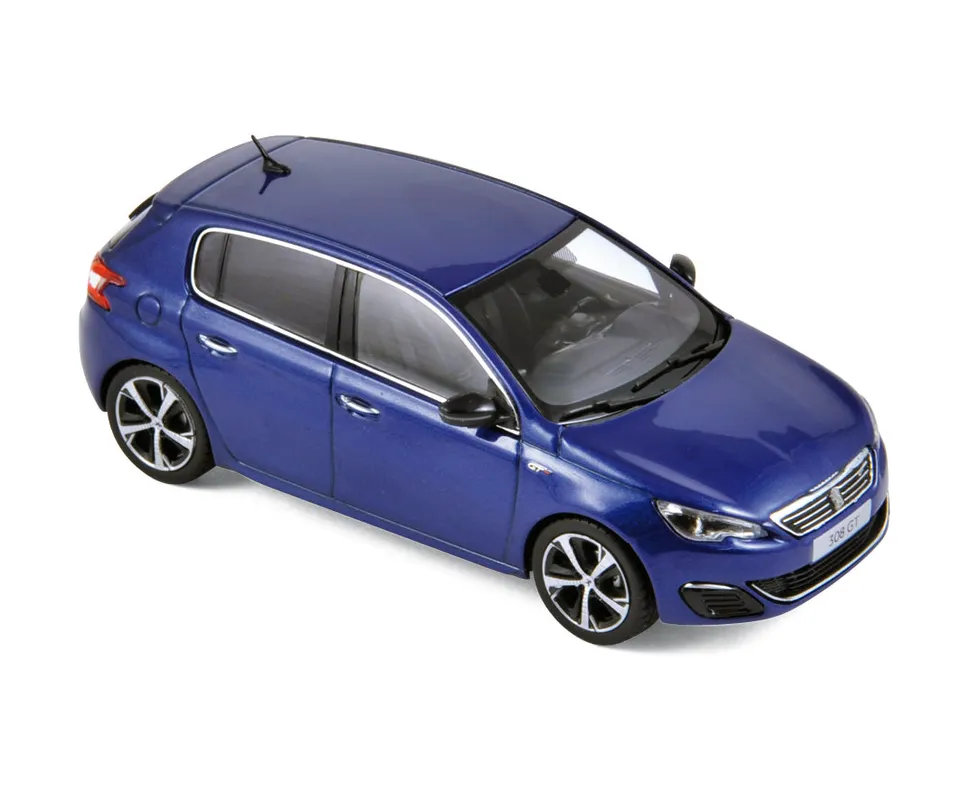 norev-peugeot-308-gt-sport-2014-blu-magnetico-1-43-modellino-die-cast image 1