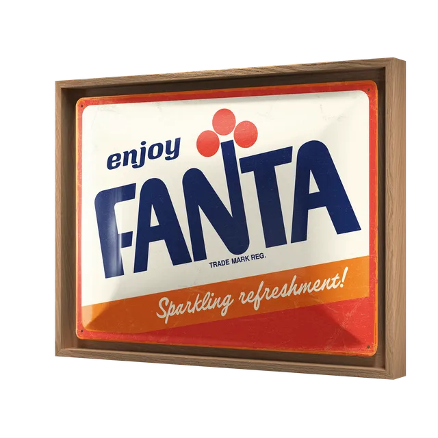 nostalgic-art-fanta-logo-special-edition-cornice-n-frame-l-33-5x44-cm image 1
