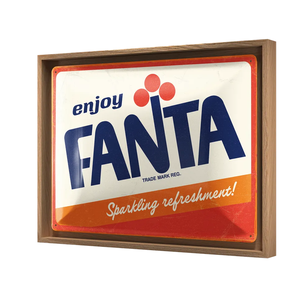 nostalgic-art-fanta-logo-special-edition-cornice-n-frame-l-33-5x44-cm image 1