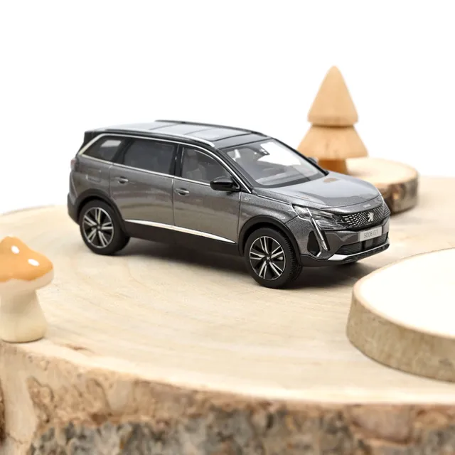 norev-peugeot-5008-gt-2021-modellino-auto-1-43-grigio-platino image 1