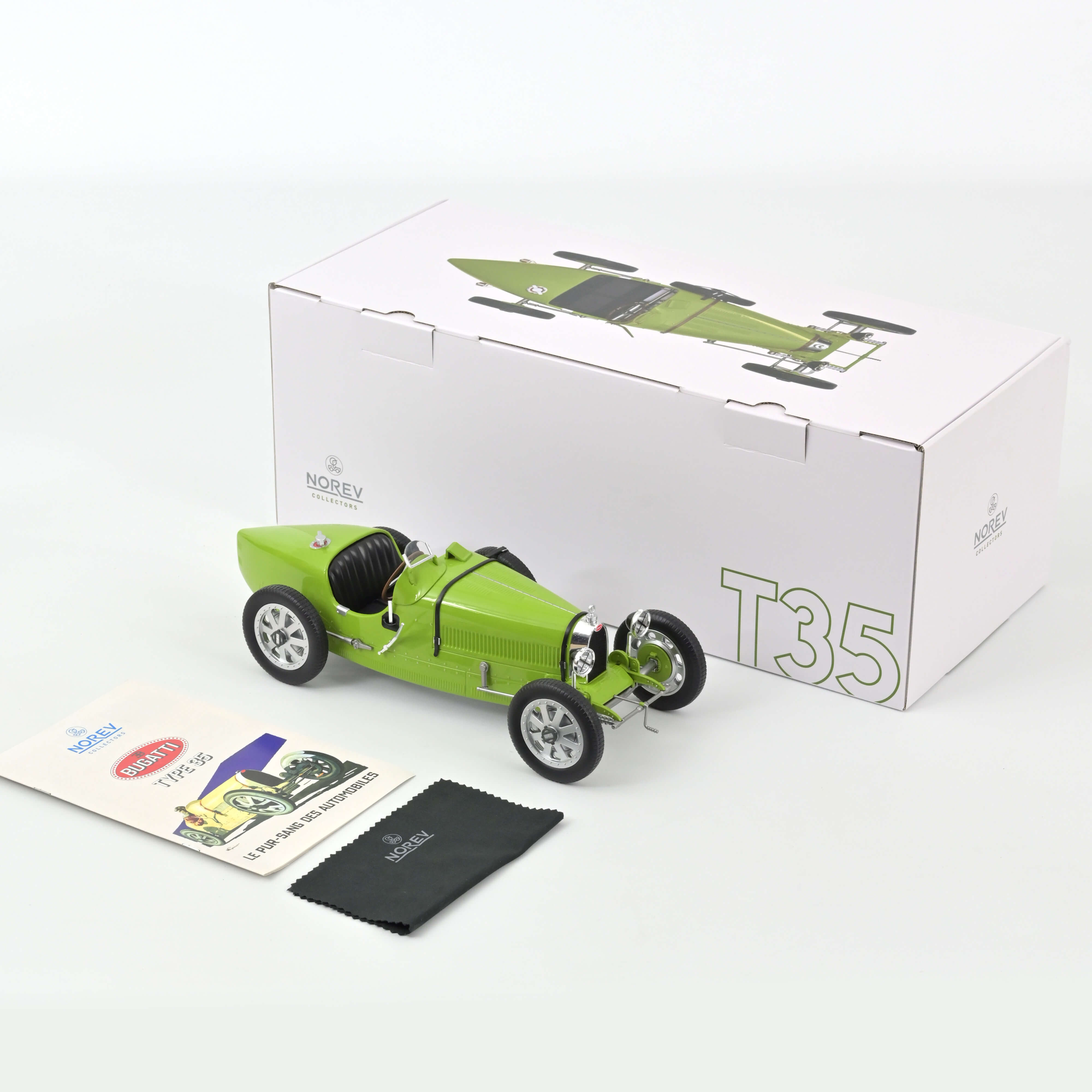 norev-bugatti-type-35-1925-verde-oliva-1-12-edizione-limitata-100-pezzi image 4