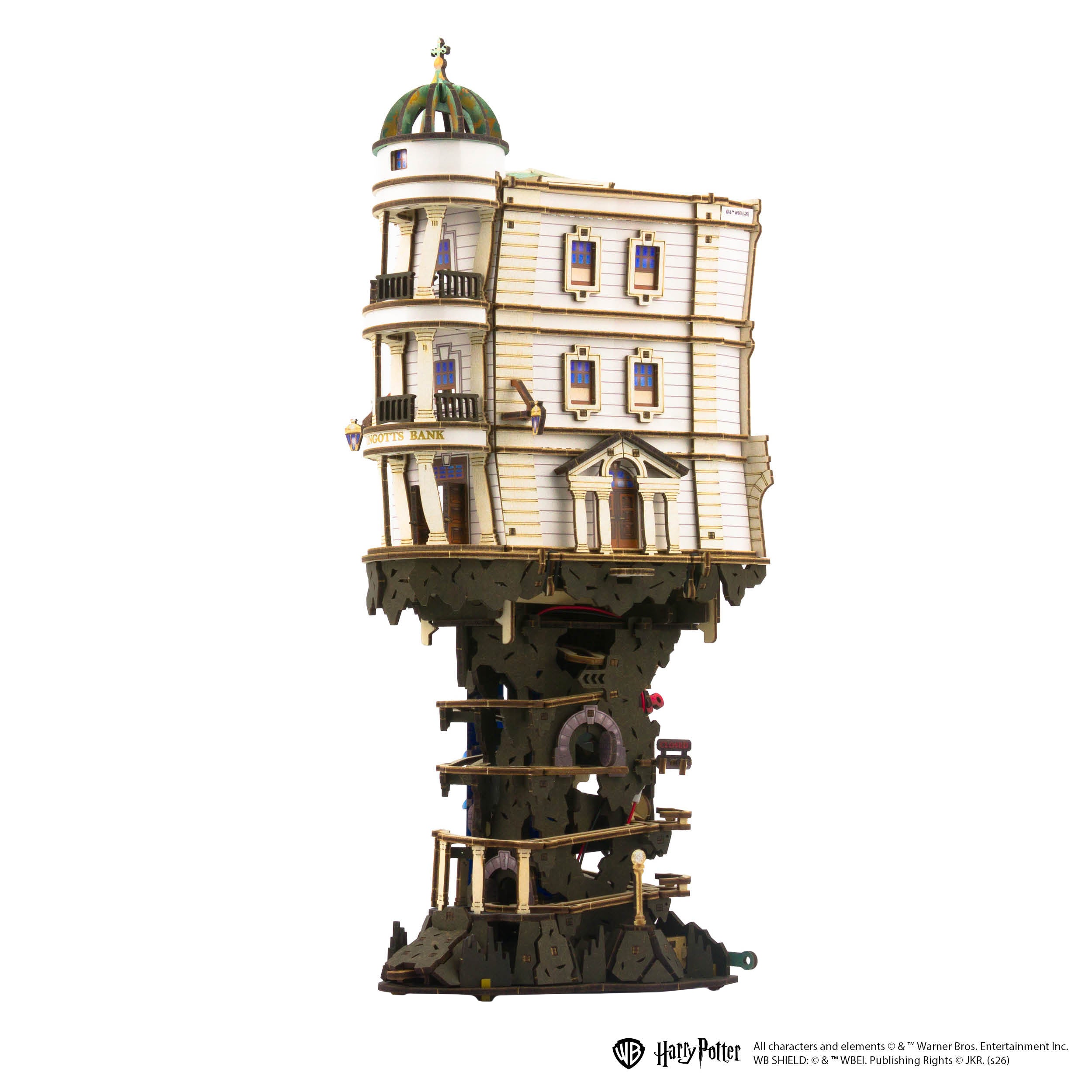 ugears-gringotts-bank-marble-run-harry-potter-pista-per-biglie-motorizzata-usb-c image 5