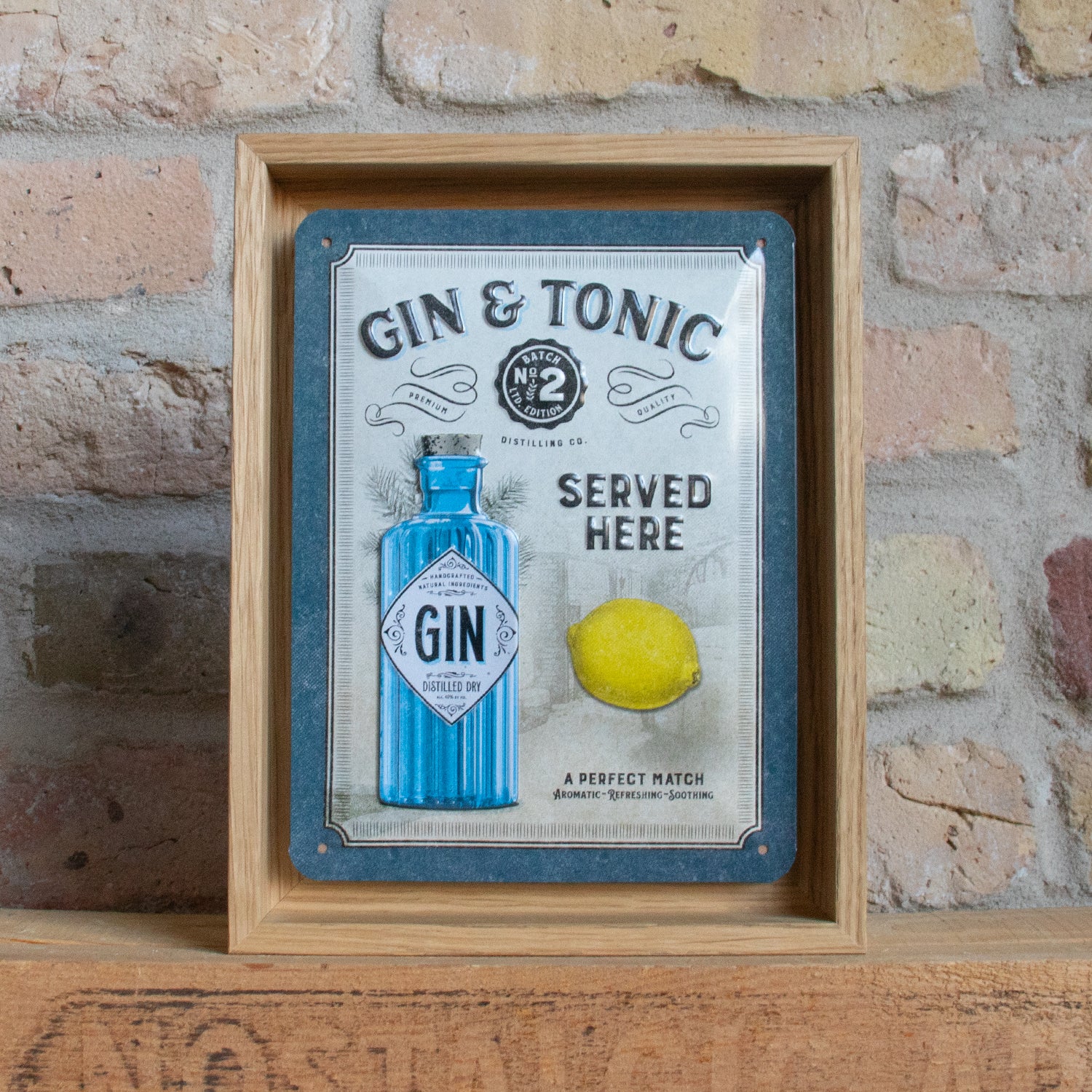 nostalgic-art-gin-tonic-served-here-targa-con-cornice-n-frame-s-18-5x24-cm image 3