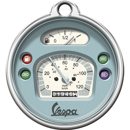 nostalgic-art-vespa-tacho-portachiavi-4-cm image 3