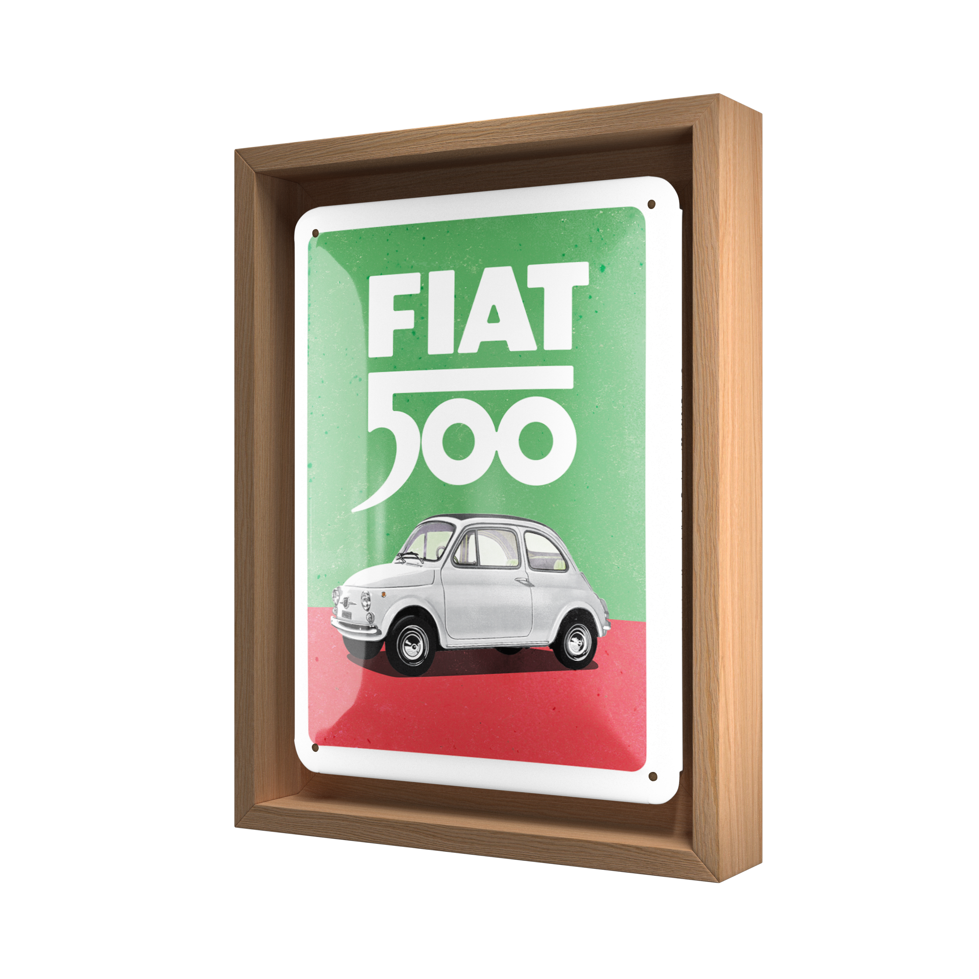 nostalgic-art-fiat-500-italian-colours-n-frame-s-edition-cornice-in-legno-con-in image 1