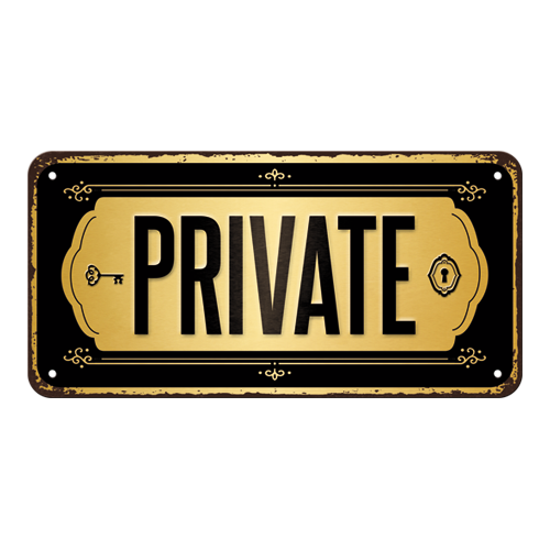 nostalgic-art-private-targa-in-metallo-da-appendere-10x20-cm image 3