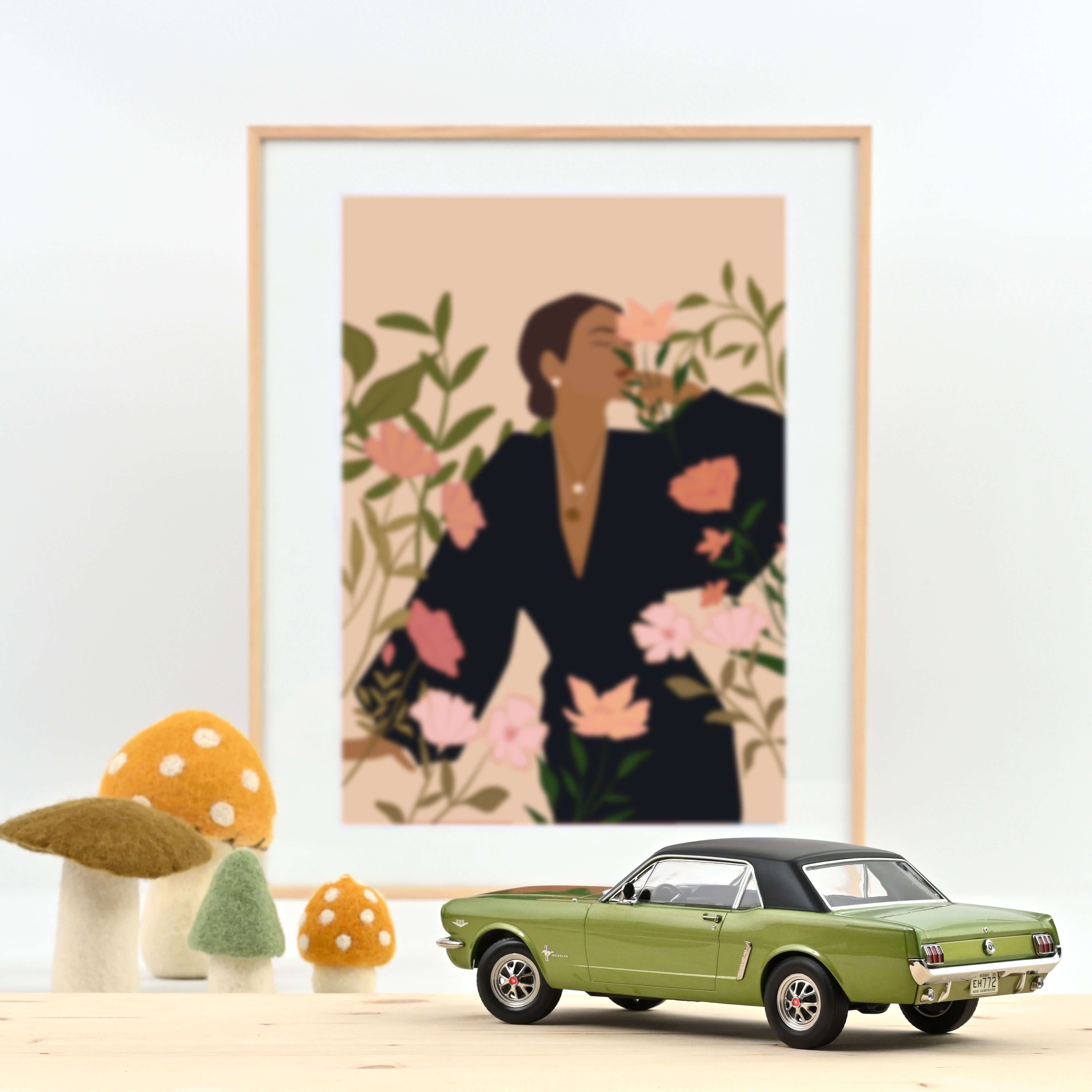 norev-ford-mustang-hardtop-coup-1965-oro-honey-met-1-18-modellino-auto-200-pz image 2