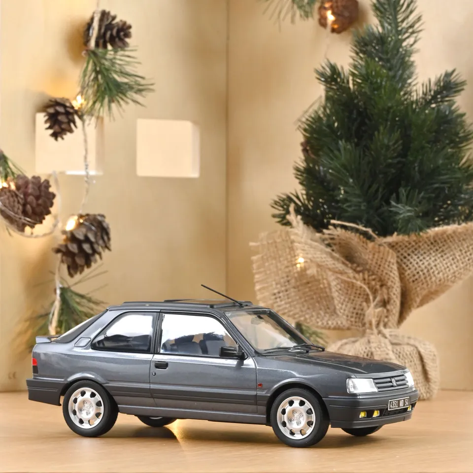 norev-peugeot-309-gti-16-1991-grigio-magnum-1-18-serie-limitata-300-pezzi image 1