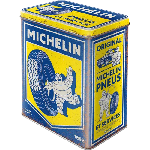 nostalgic-art-michelin-vintage-scatola-di-latta-grande-3-litri image 1