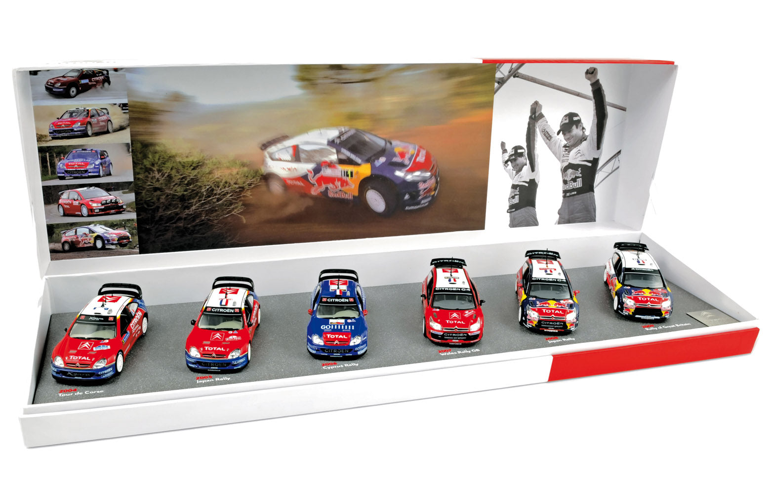norev-citro-n-c4-wrc-loeb-elena-vincitori-6-titolo-2009-cofanetto-modellino-auto image 1