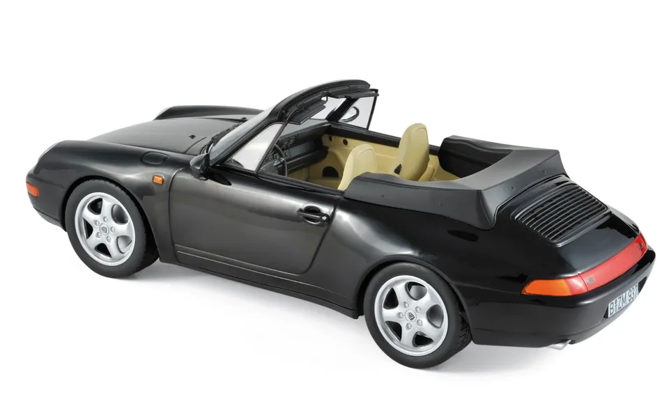norev-porsche-911-carrera-cabriolet-1994-modellino-auto-1-18-nero image 1