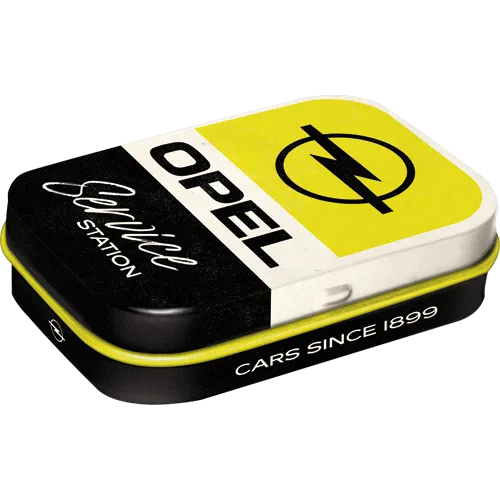 nostalgic-art-opel-service-station-scatolina-tascabile-portamentine-6x4-cm image 1