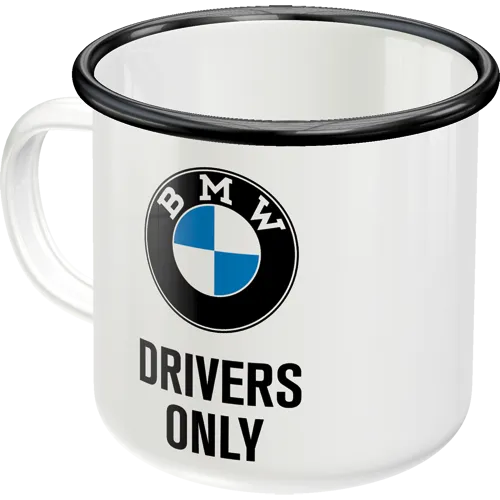 nostalgic-art-bmw-drivers-only-tazza-smaltata-360-ml-8x8-cm-2 image 1