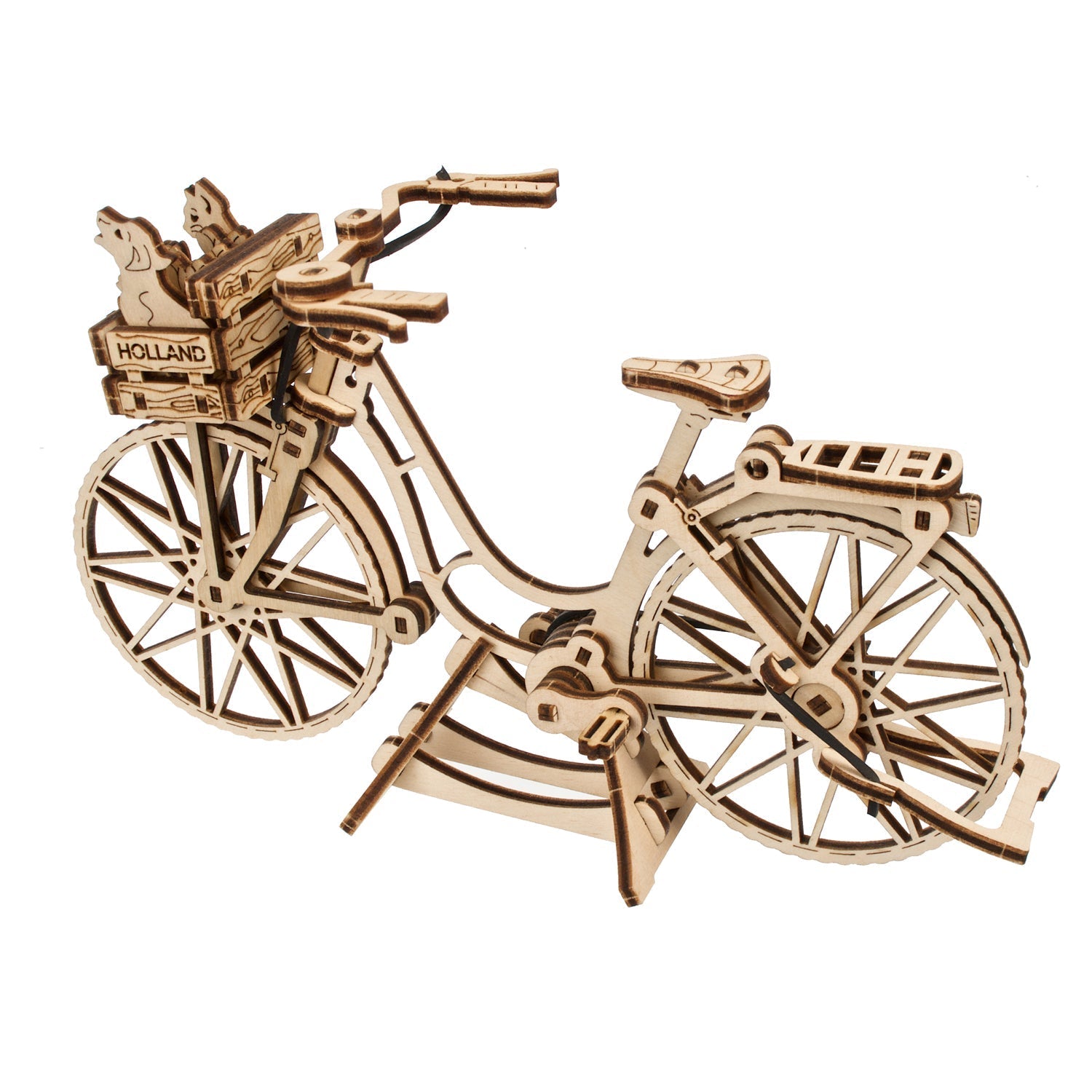 ugears-dutch-bicycle-u-mini-puzzle-3d-meccanico-in-legno-amsterdam image 2