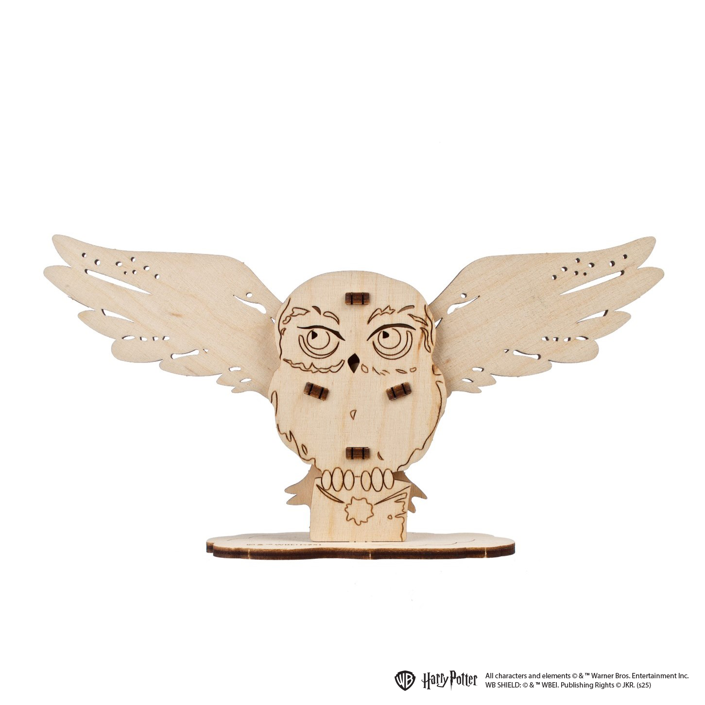 ugears-hedwig-gufo-modello-3d-da-colorare-harry-potter-in-legno image 1