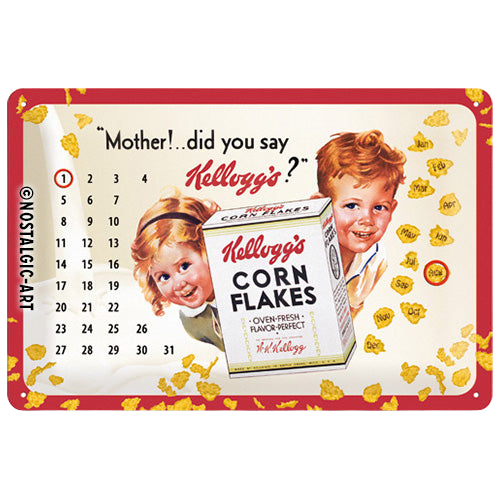 nostalgic-art-kellogg-s-mother-targa-in-metallo-20-x-30-cm-gofferata image 1