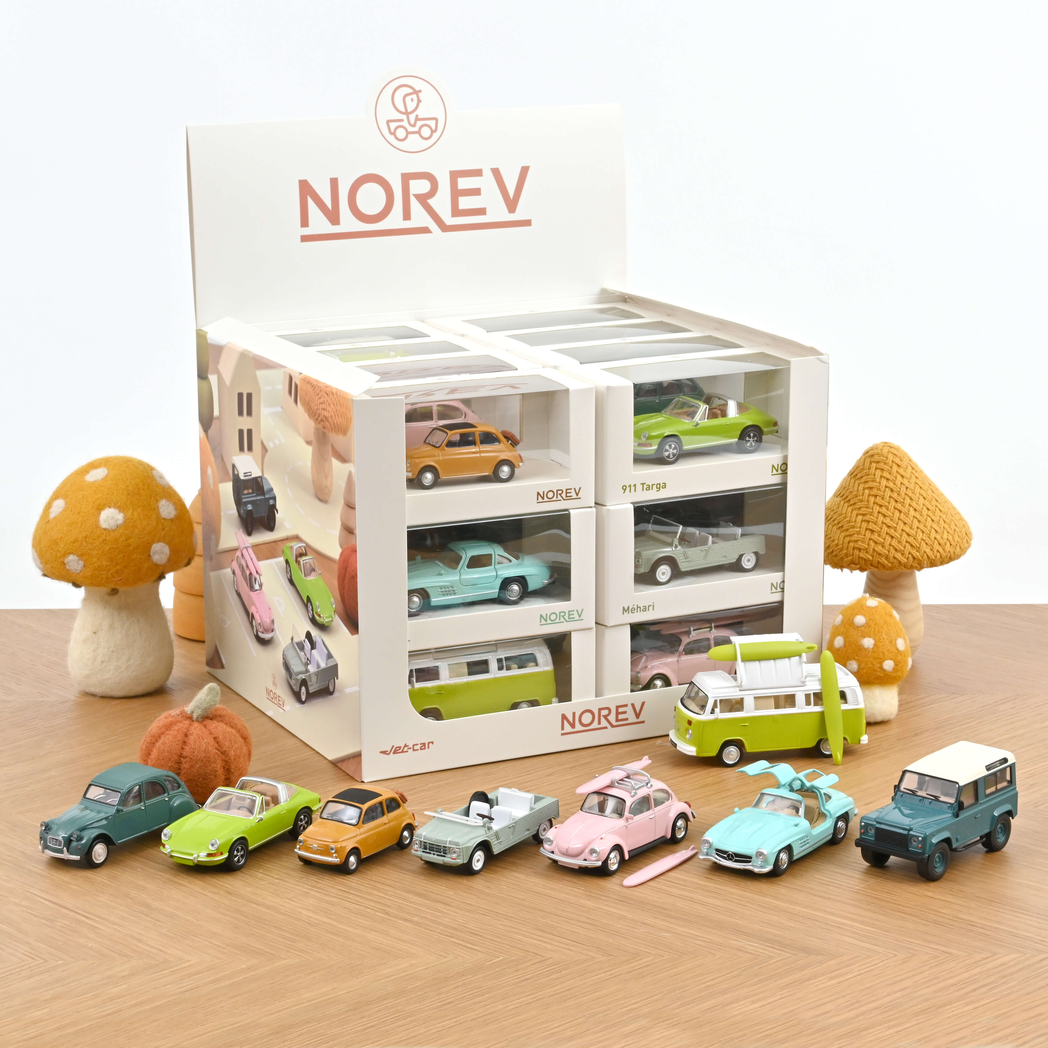 norev-display-24-pz-jet-car-vintage-1-43-assortiti image 1