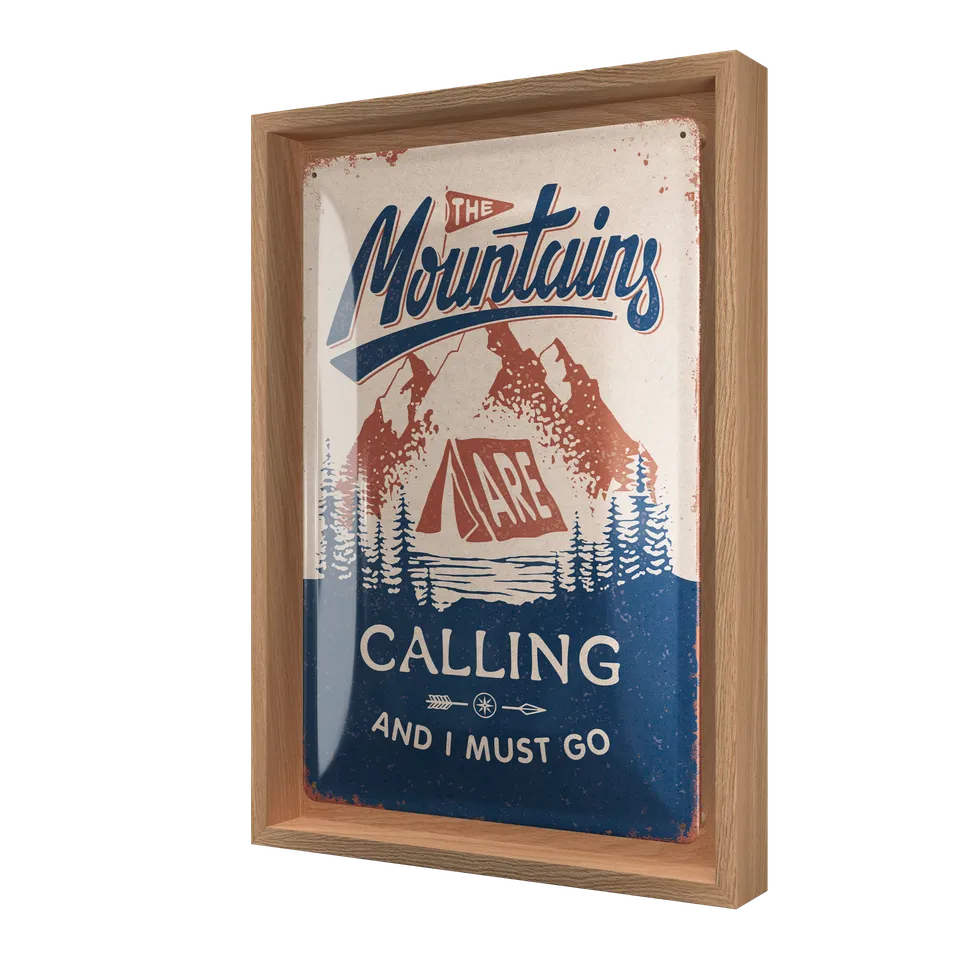 nostalgic-art-the-mountains-are-calling-n-frame-m-edition-24x33-5-cm image 1