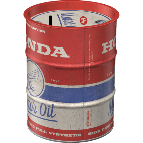 nostalgic-art-honda-mc-motor-oil-salvadanaio-lattina-olio-600-ml image 4