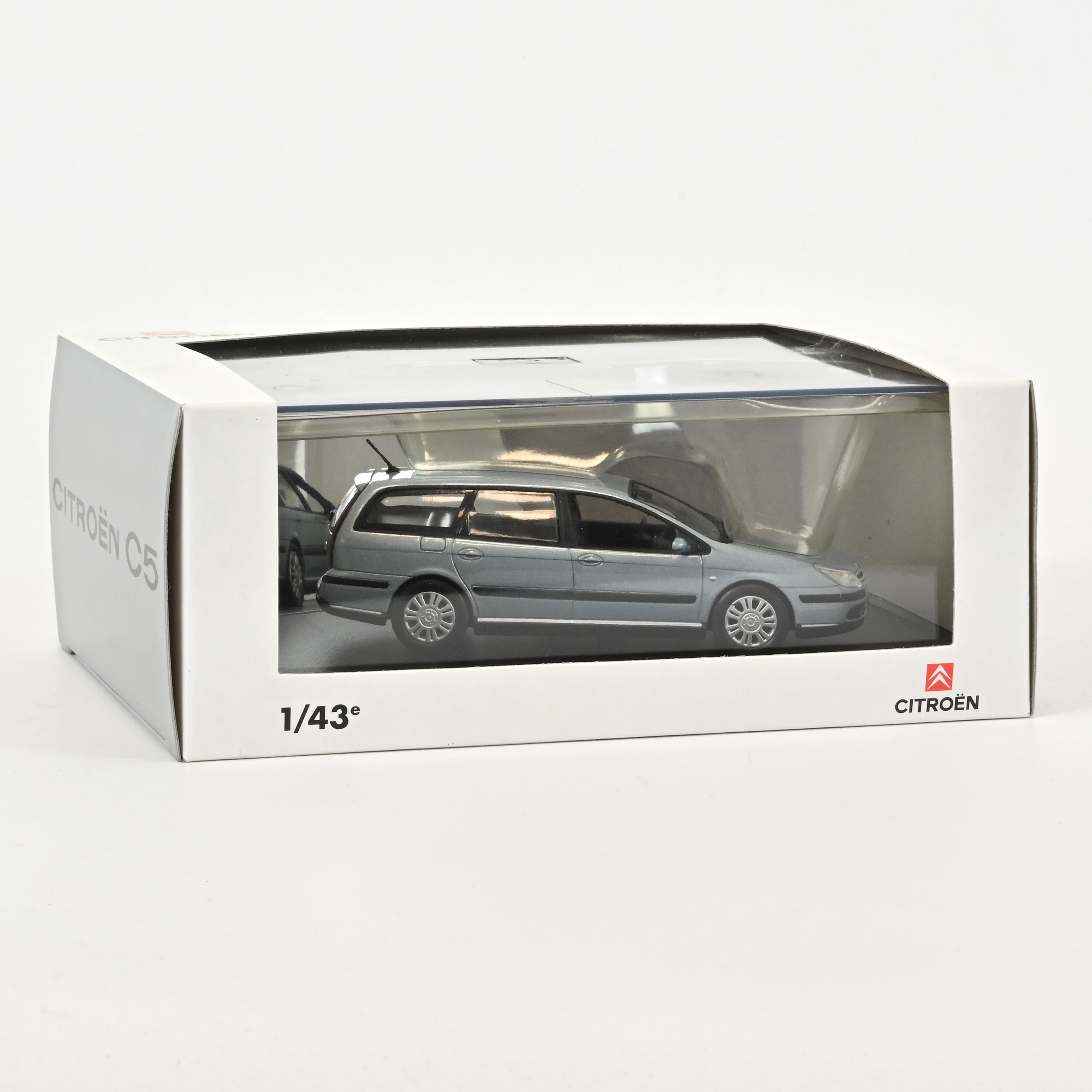 norev-citro-n-c5-break-grigio-islanda-2003-1-43-modellino-station-wagon image 1