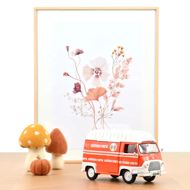 norev-renault-estafette-1968-orange-assistance-course-modellino-furgone-1-18 image 1