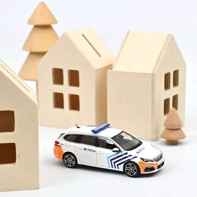 norev-peugeot-308-sw-2018-police-belge-1-43-modellino-die-cast image 1