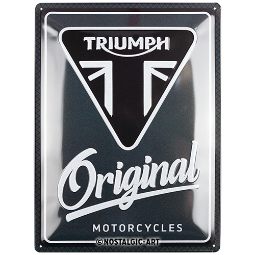 nostalgic-art-triumph-original-motorcycles-targa-in-metallo-30x40-cm-2 image 2